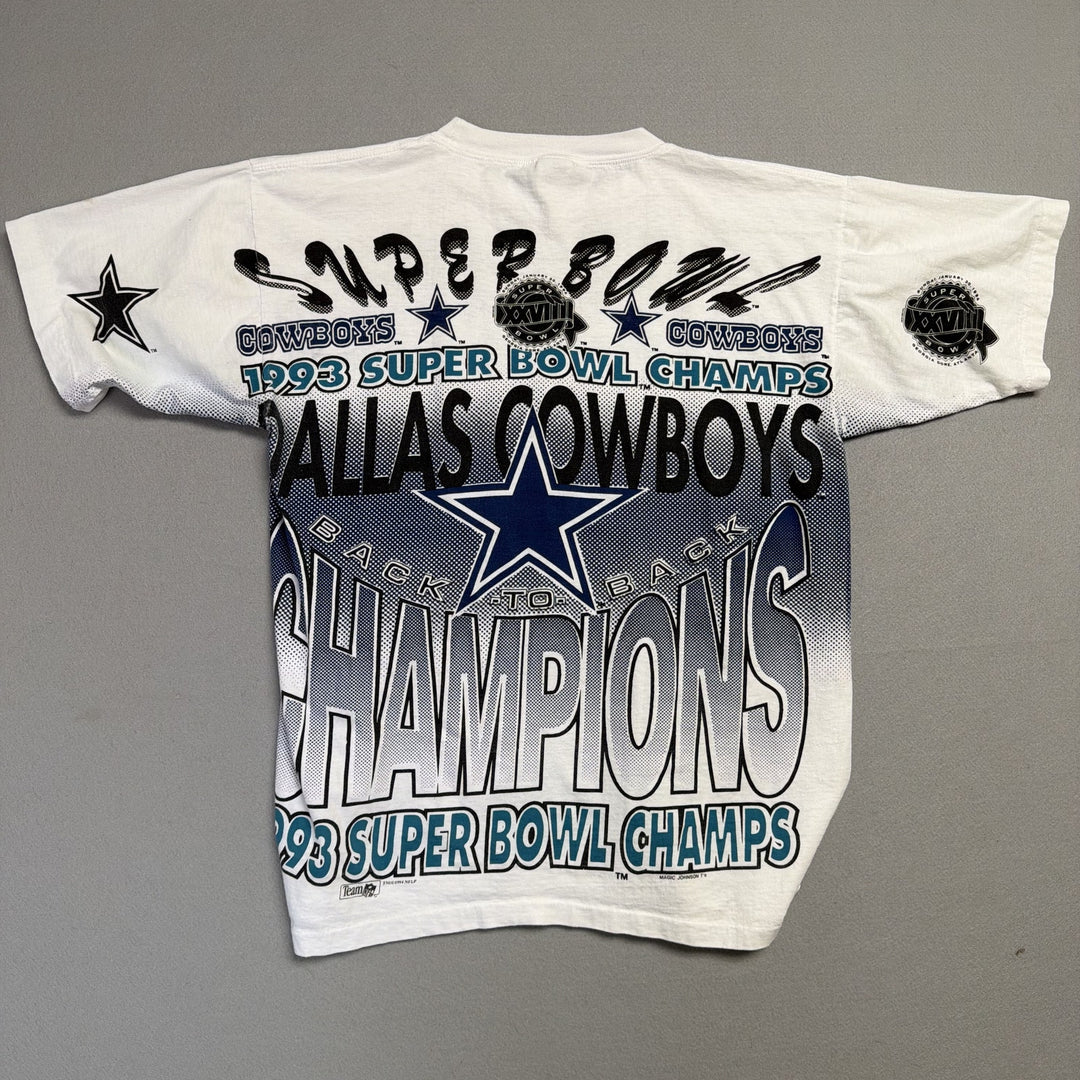 Vintage Dallas Cowboys Super Bowl Champions T Shirt Size Large