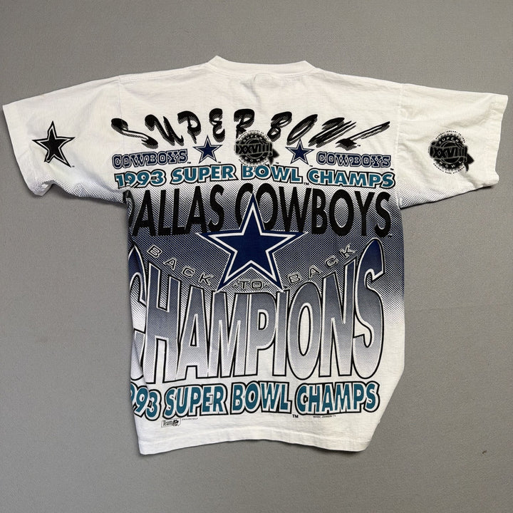 Vintage Dallas Cowboys Super Bowl Champions T Shirt Size Large