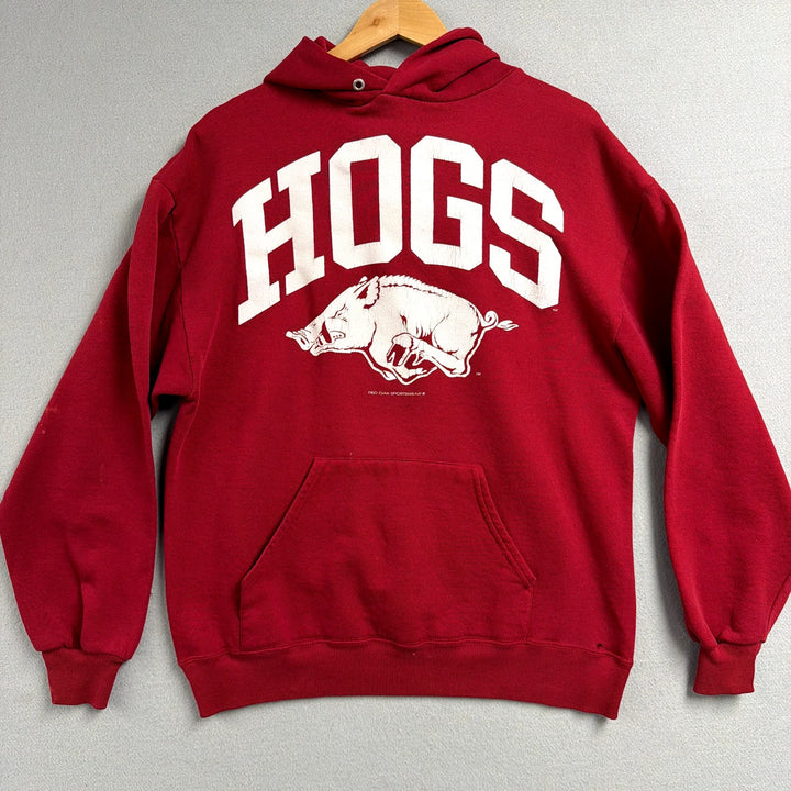 Vintage University of Arkansas Hogs Hoodie Size Medium