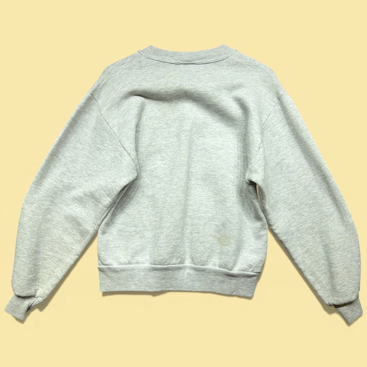 Vintage Husky Dog Sledding 90s Sweatshirt Size Small
