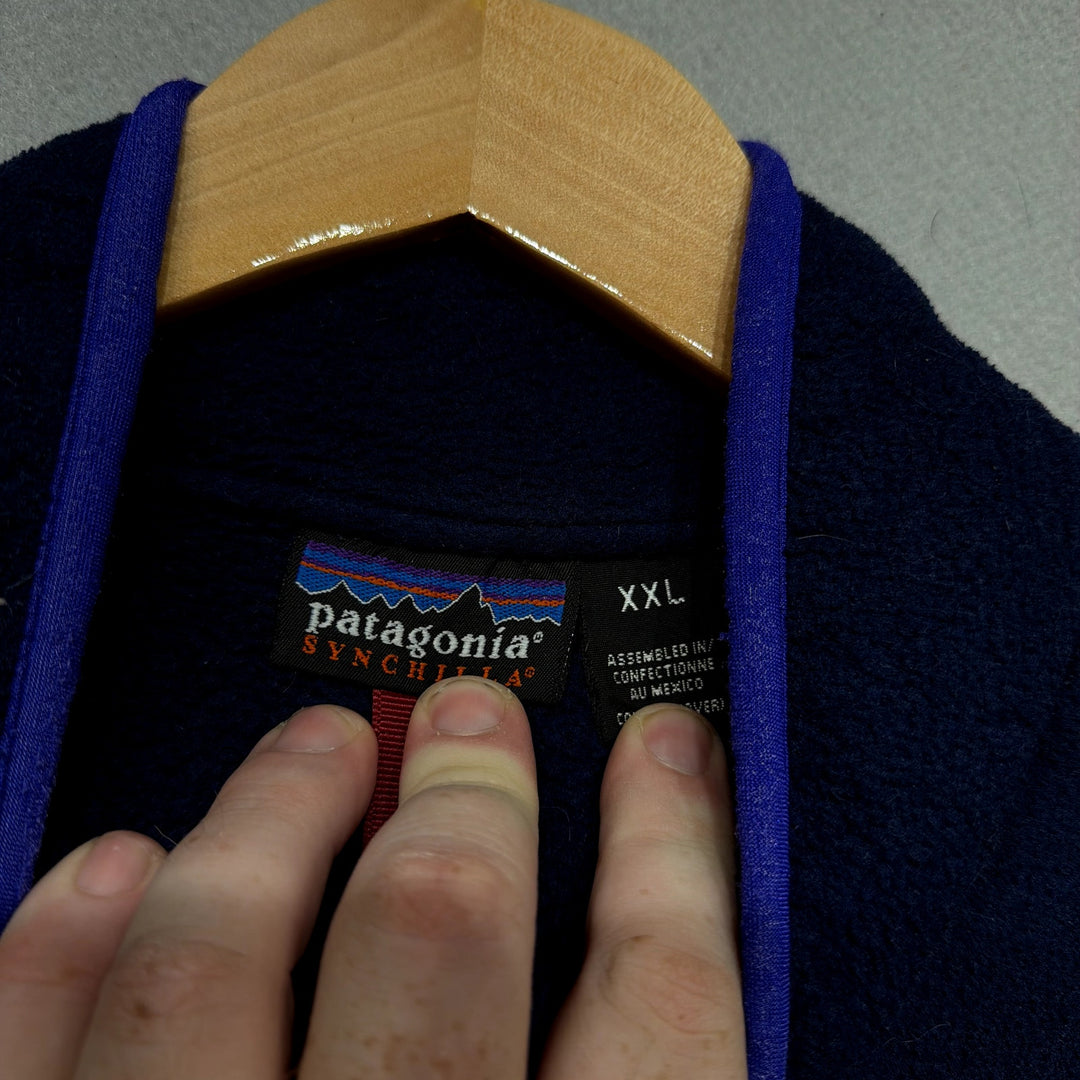 Vintage Patagonia Half Zip Fleece Fall 1999 Size XXL