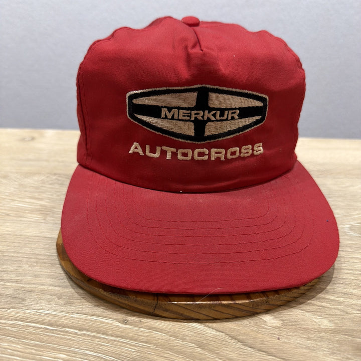 Vintage 80s Merkur Autocross Snapback Hat