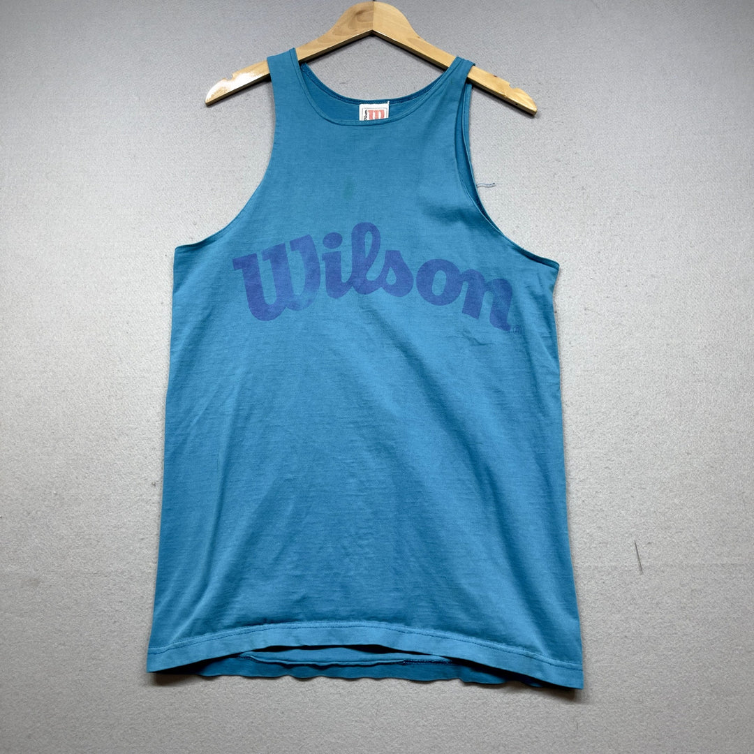 Vintage Wilson Blue Tank Top size Medium