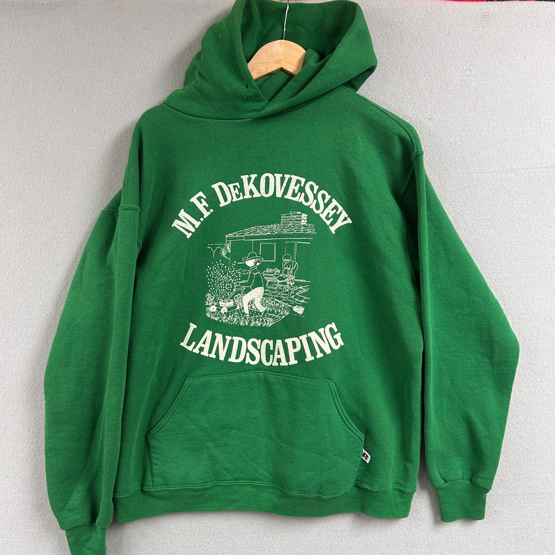 Vintage Russell Athletic Landscaping Hoodie Size XL