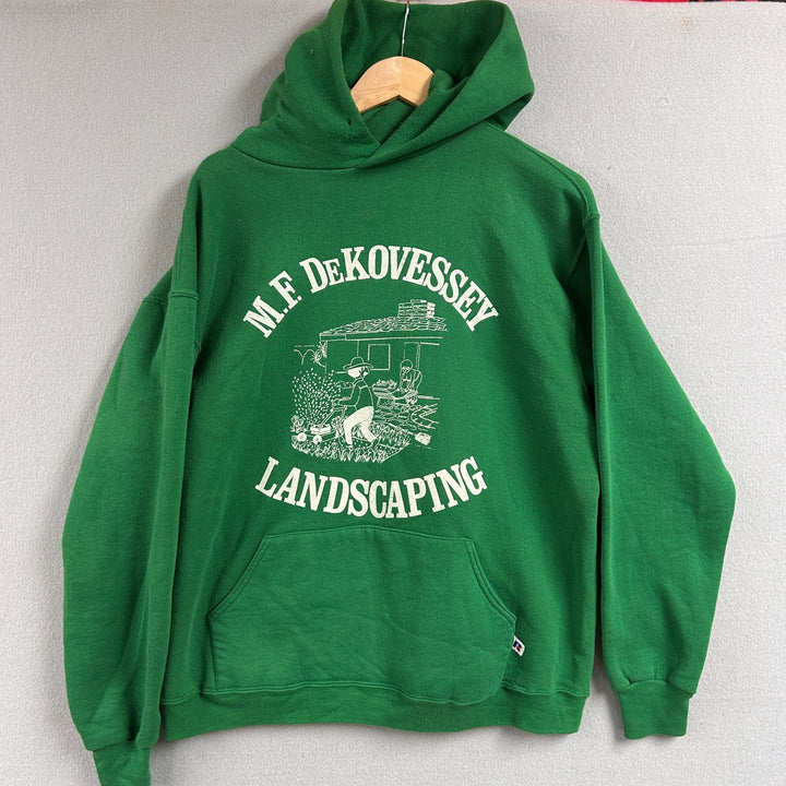 Vintage Russell Athletic Landscaping Hoodie Size XL