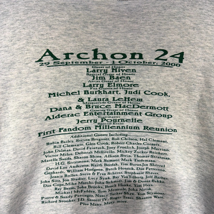 Vintage Archon 24 Fantasy Con Sweatshirt Size Medium