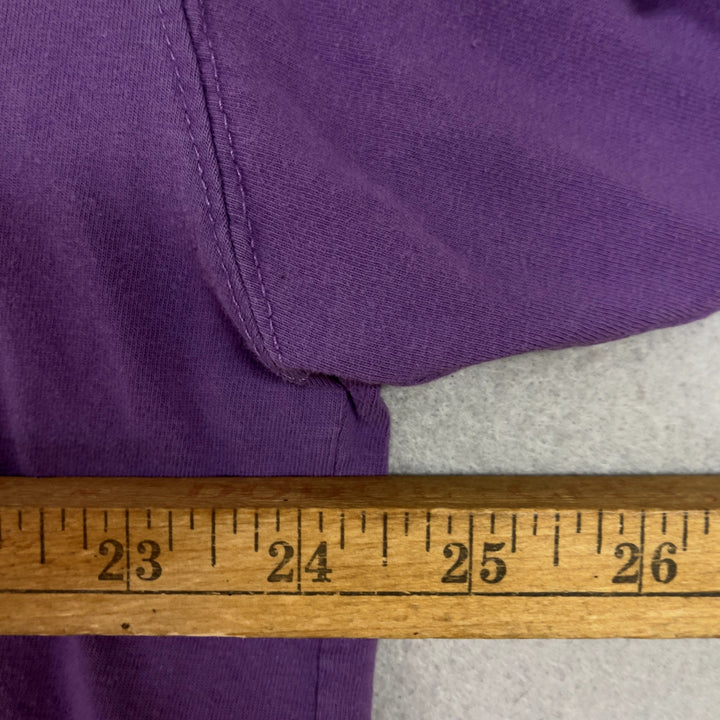 Vintage Duck Head Purple Blank T Shirt Size XL