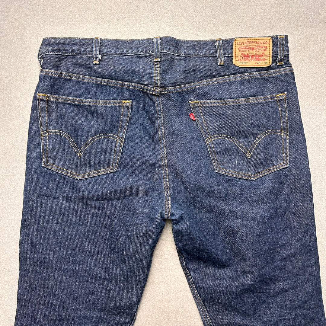 Levi's 505 Dark Wash Jeans Size 40