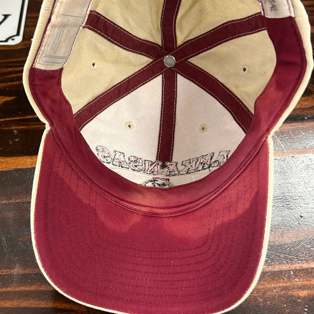 Vintage University Of Arkansas Strap Back Hat