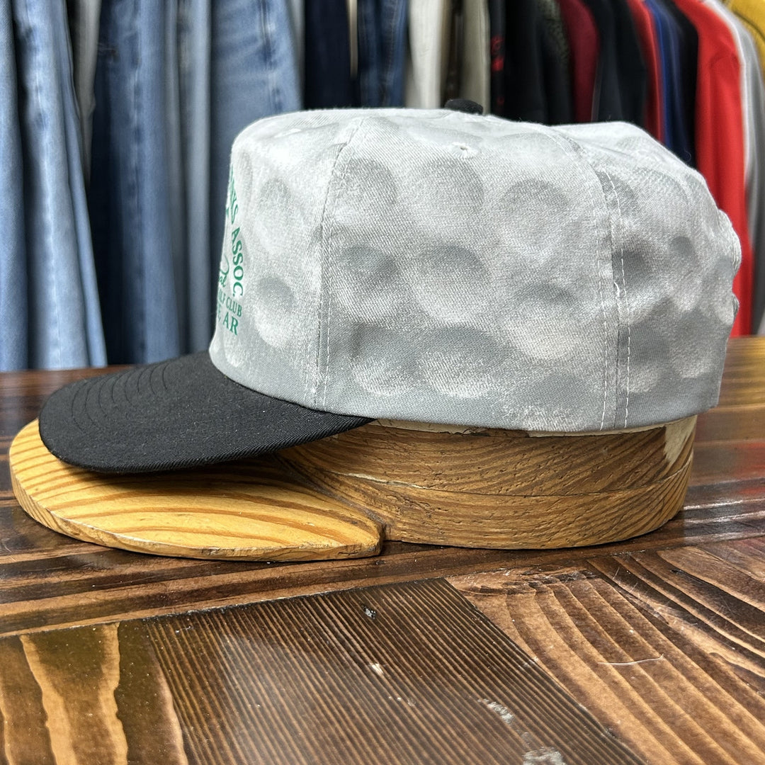 Vintage Pine Bluff Arkansas  90s Golf Print Snapback Hat