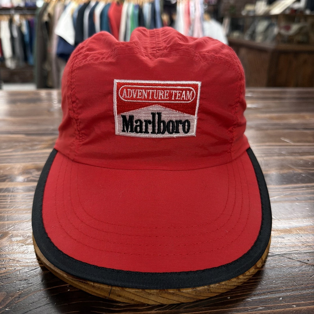 90's Marlboro Adventure Team 5 Panel Nylon Hat Outdoor Emboridered
