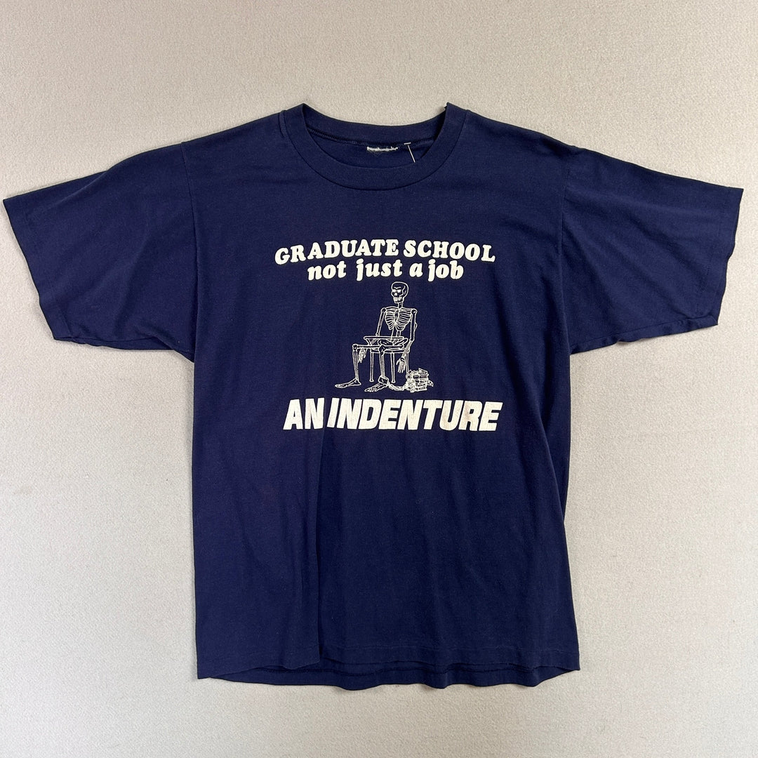 Vintage Graduate School Funny T Shirt Size Large
