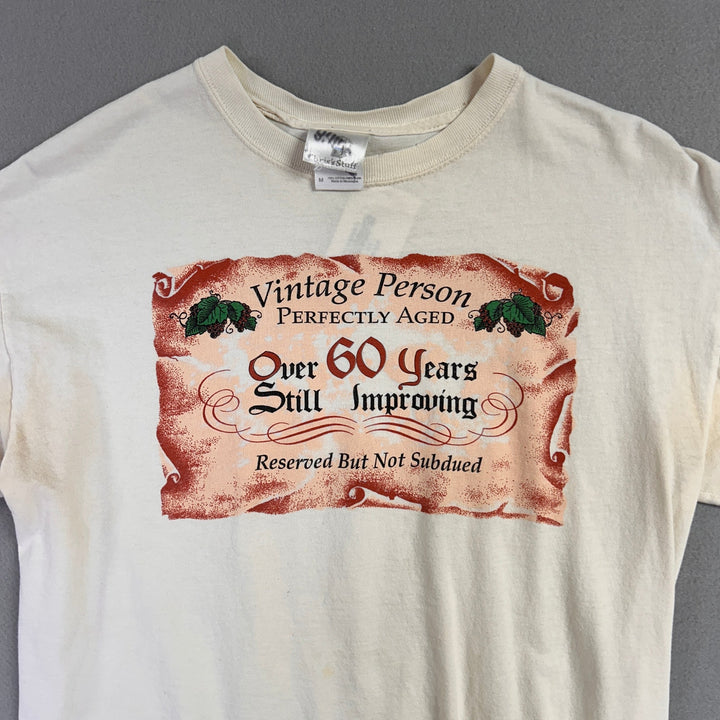Vintage Person 60 Years Old T Shirt Size Medium
