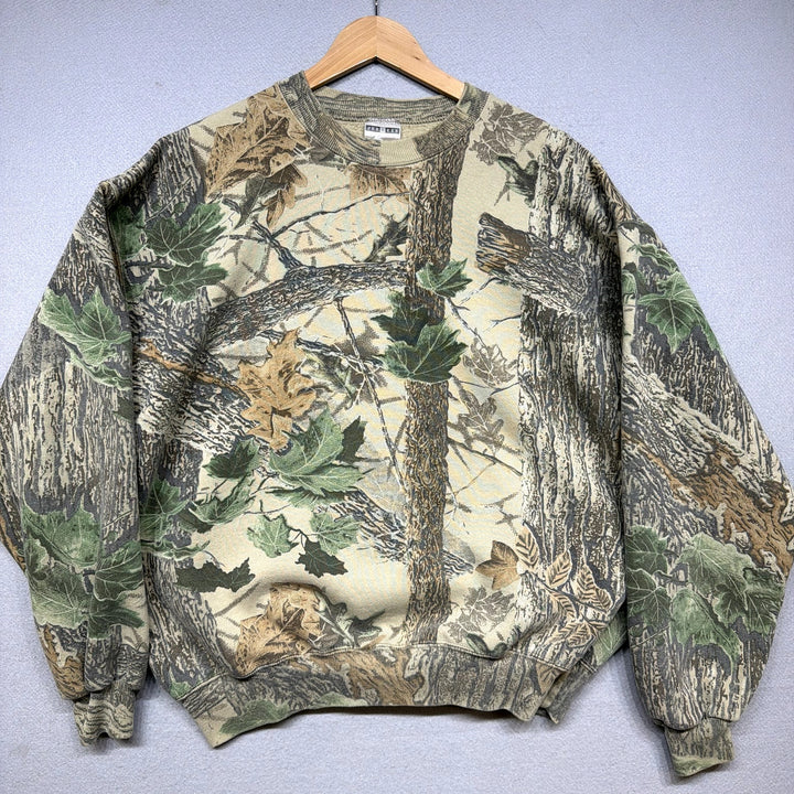 Vintage Jerzees Realtree Camo Sweatshirt Size XL