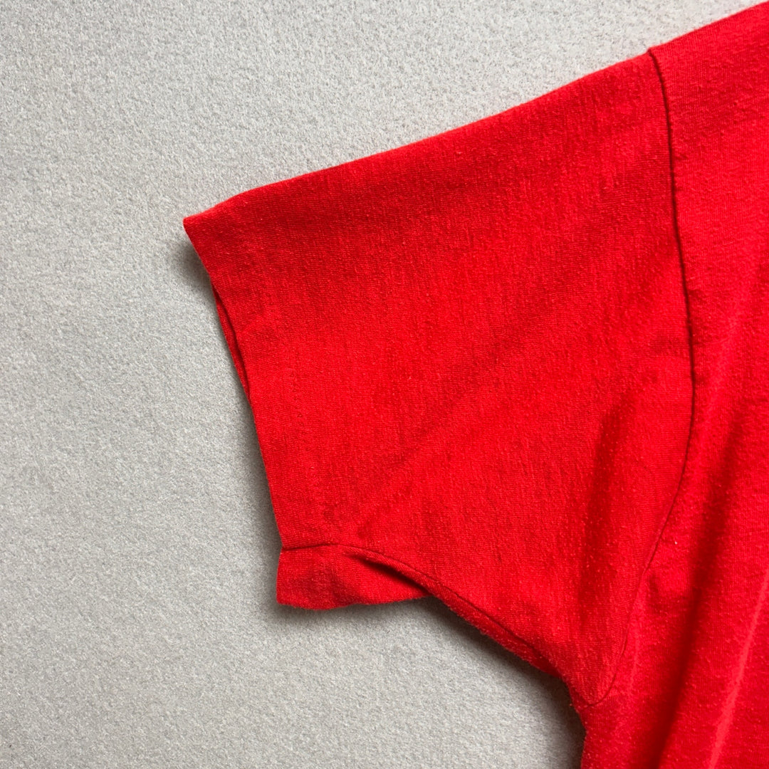 Vintage 80's Cloud Dancers Flying Ducks Red Shirt Size Large