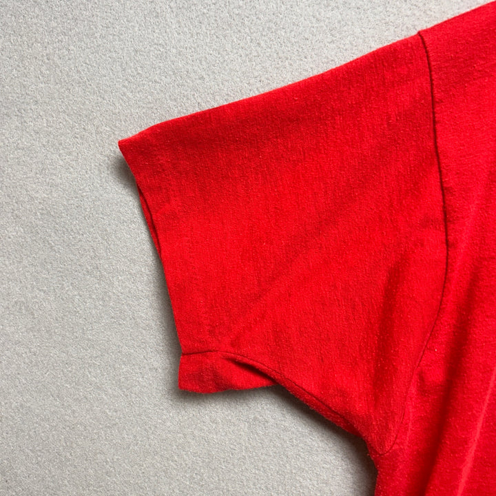 Vintage 80's Cloud Dancers Flying Ducks Red Shirt Size Large