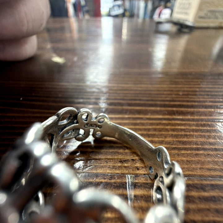 Carolyn Pollack sterling silver openwork domed ring Size 10