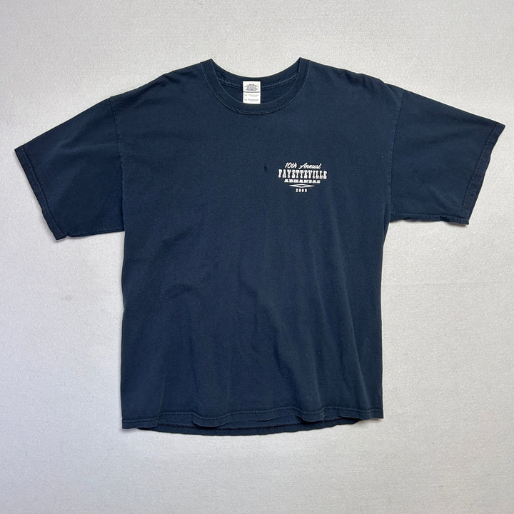 2009 Fayetteville Arkansas Bike Rally T Shirt Size XL