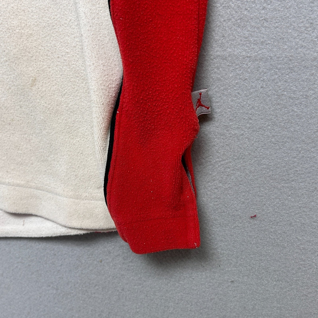 Vintage Nike Air Jordan Shirt Mens 2XL White Red 20th Anniversary French Terry