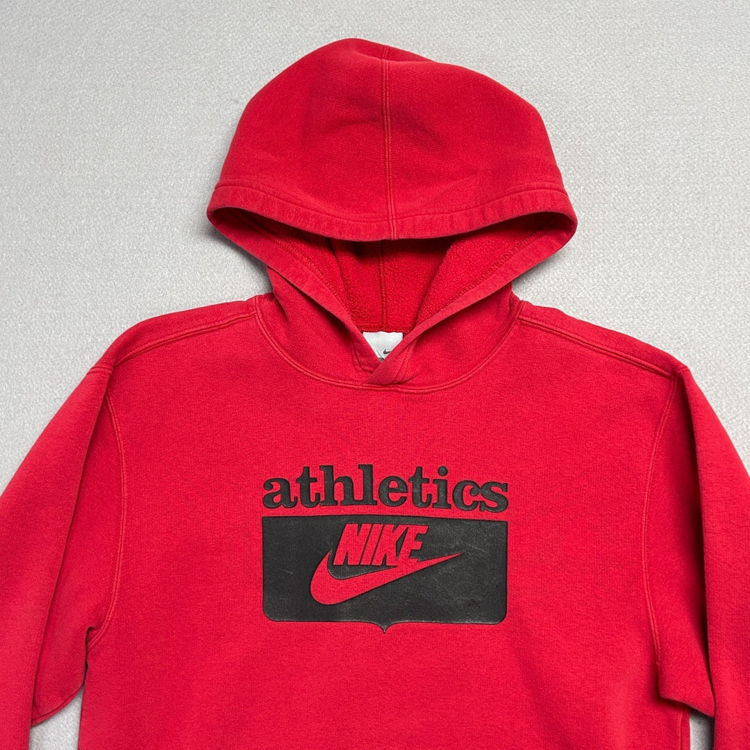 Nike Sportswear Red Hoodie Boy's Size L (14-16) (Adult M) Red Sweatshirt