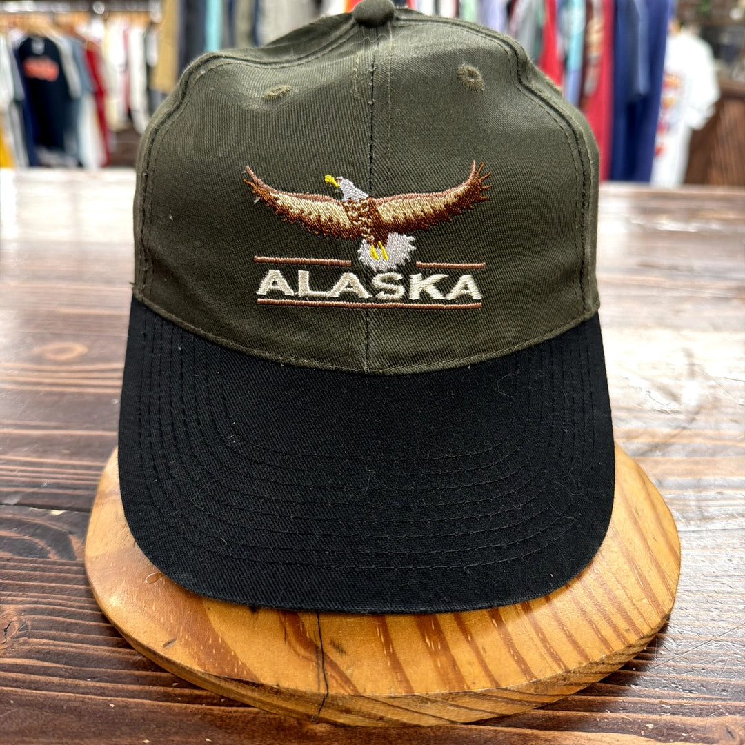 Vintage Alaska Eagle Snapback Hat
