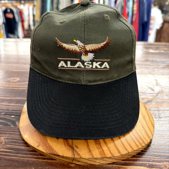 Vintage Alaska Eagle Snapback Hat