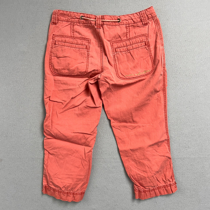 Y2K Women’s American Eagle Washed Red Capris Size 6