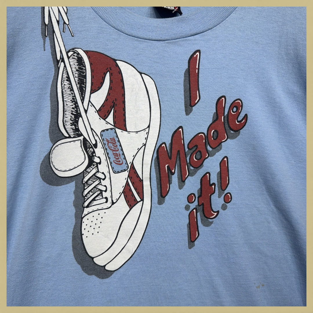 Vintage 90s Coca-Cola Sneakers T Shirt Size XL