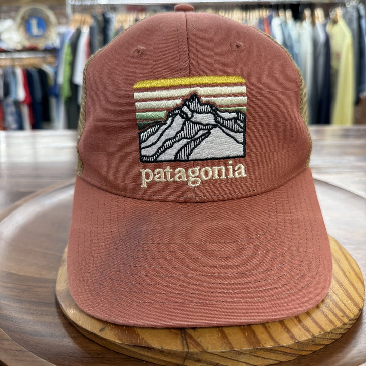 Patagonia Clay Orange Snapback Trucker Hat