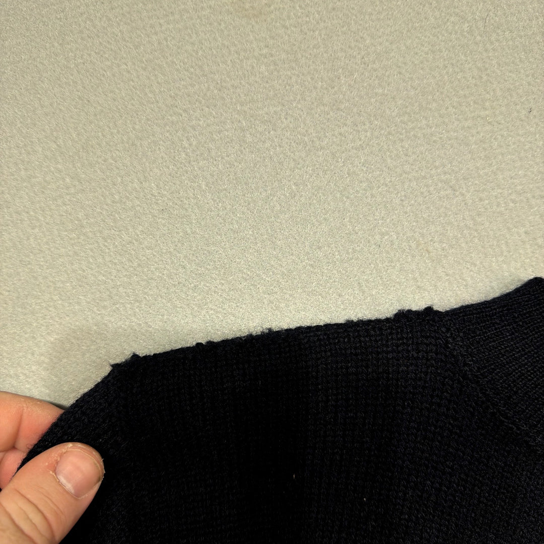 Vintage WW2 1940s US Military GOB Navy Deck Sweater Size Small