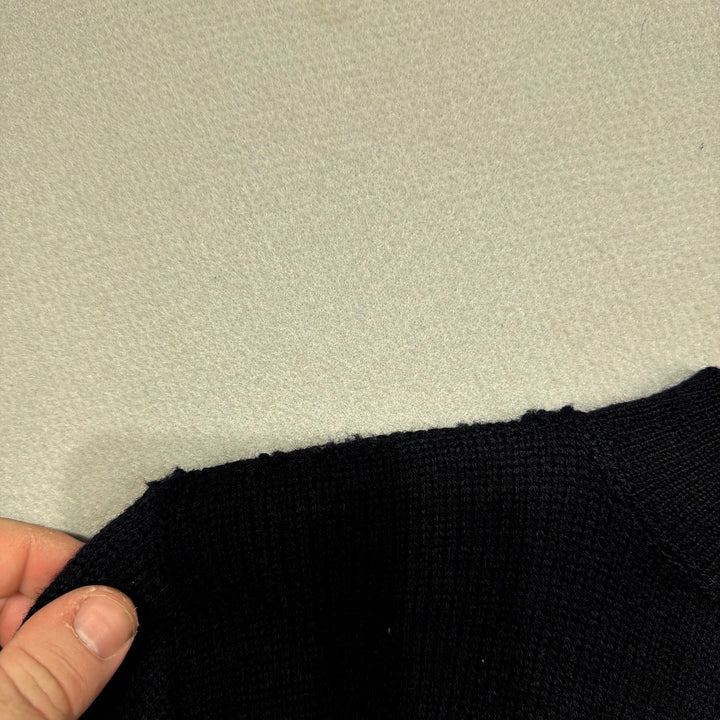 Vintage WW2 1940s US Military GOB Navy Deck Sweater Size Small