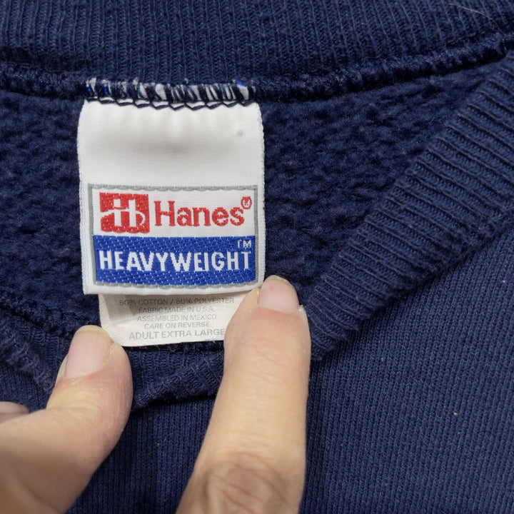 1996 Quality Inn Heart Walk Fundraiser Navy Blue Sweatshirt Size XL