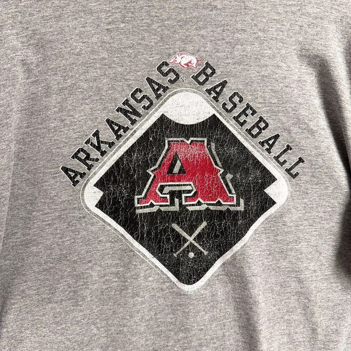 Vintage University of Arkansas Baseball Long Sleeve T Shirt size XL