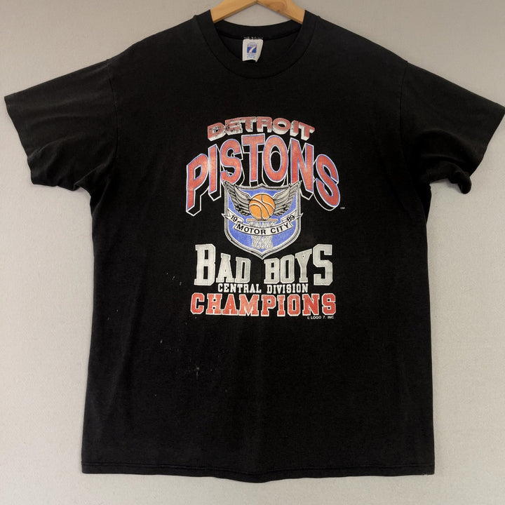 Vintage Detroit Pistons Bad Boys 80s T Shirt Size XL