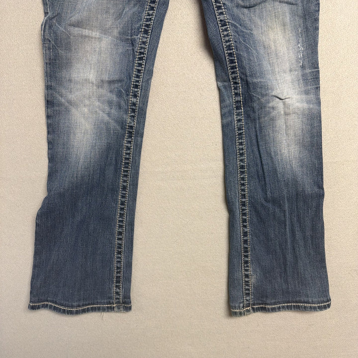 Vintage Miss Me Y2K Embellished Pocket  Jeans Size 28