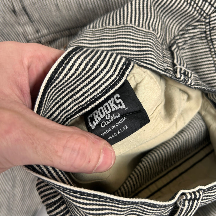 Crooks And Castles Striped Pants Size 40