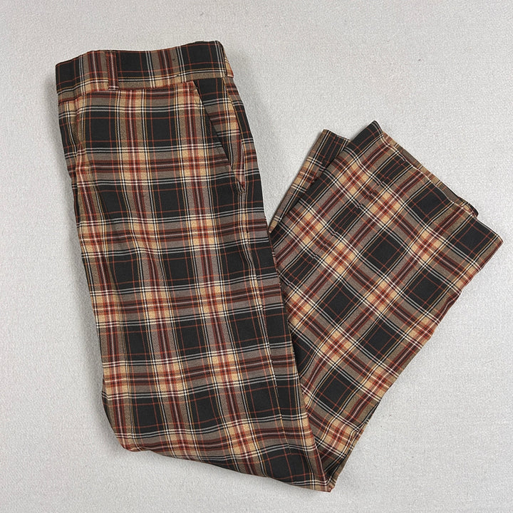 Vintage Haggar imperial Plaid Trouser Pants Size 38