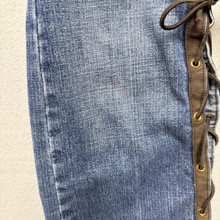 Vintage Ralph Lauren Lace Up Leg Polo Jeans Size 29