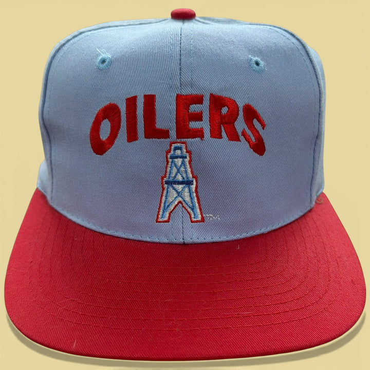 Vintage Houston Oilers  90s Snapback Hat