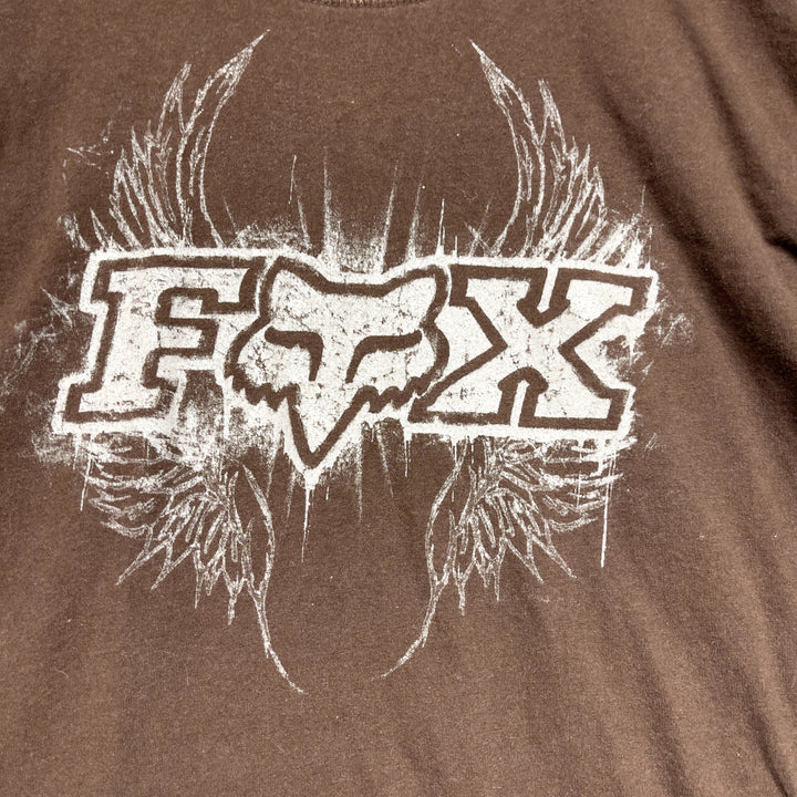 Vintage Fox Racing Long Sleeve Y2K T Shirt Size XXL