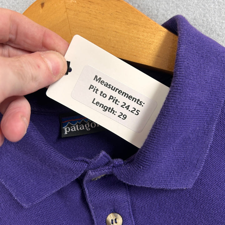 Vintage Patagonia Purple Polo Shirt Size Large