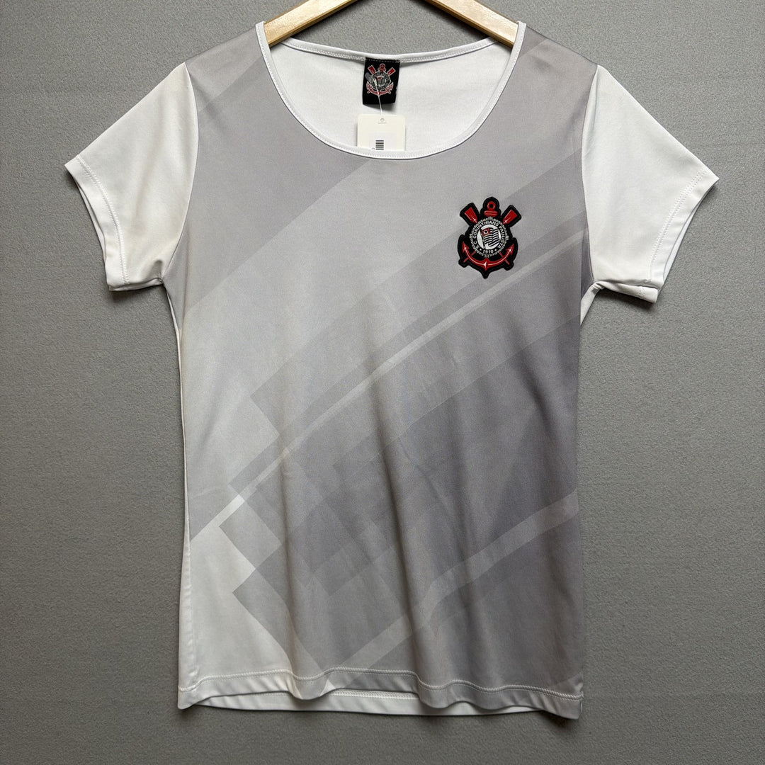Corinthians Gray Striped Jersey Size Small
