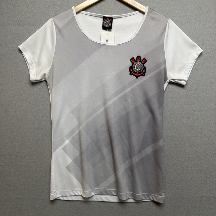 Corinthians Gray Striped Jersey Size Small