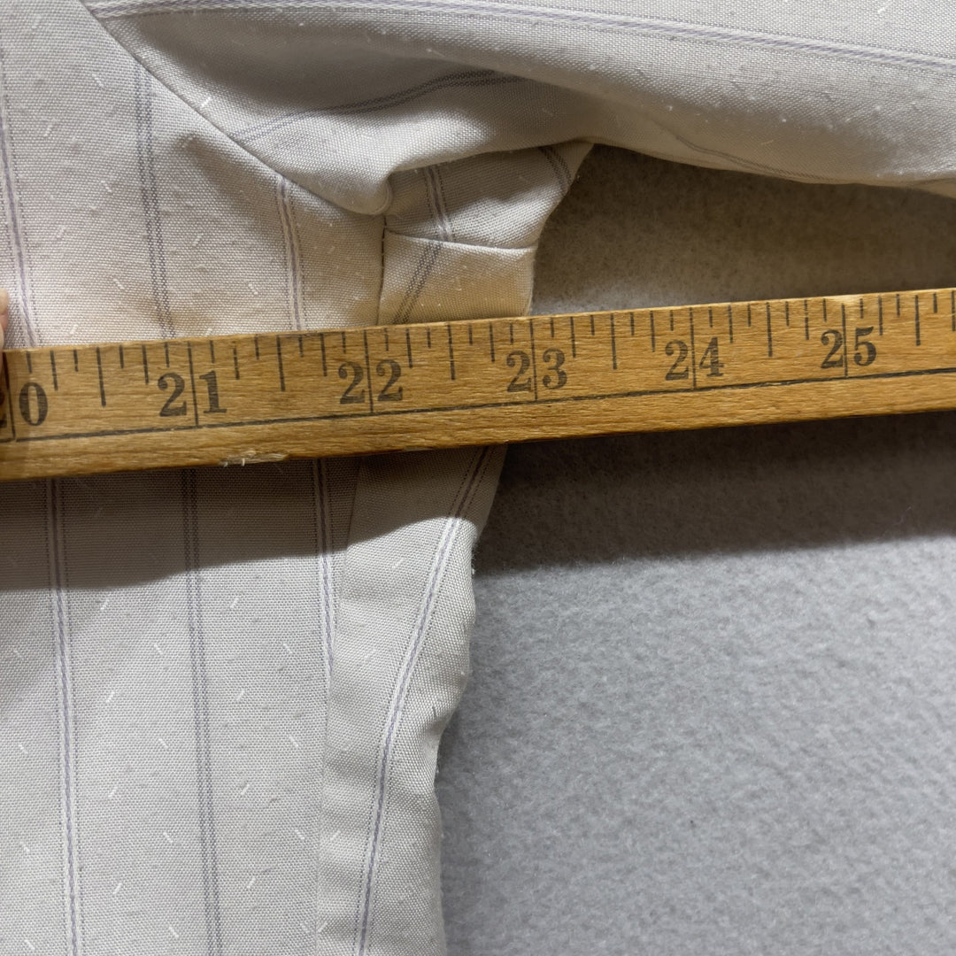 Vintage Karman Gray Double Pocket Long Sleeve Western Button Up Size XL