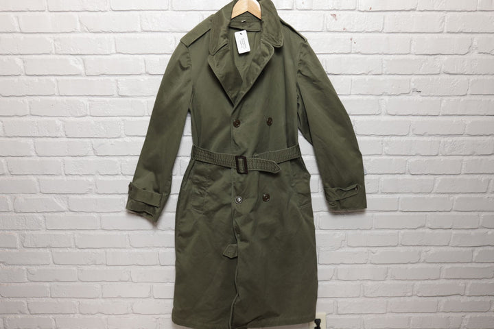 50s Vintage OD 7 Overcoat Size Small