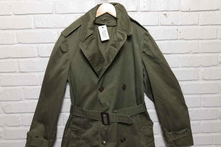 50s Vintage OD 7 Overcoat Size Small