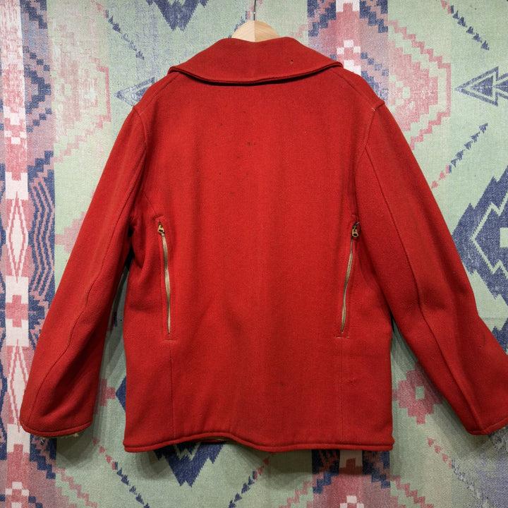 Patrick Duluth Vintage Red Wool Hunting Jacket Medium 50s