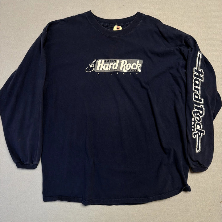 Vintage Hard Rock Cafe Atlanta Long Sleeve T Shirt Size XXL