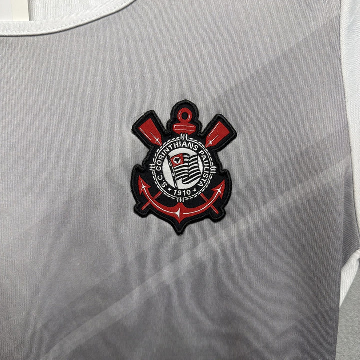 Corinthians Gray Striped Jersey Size Small