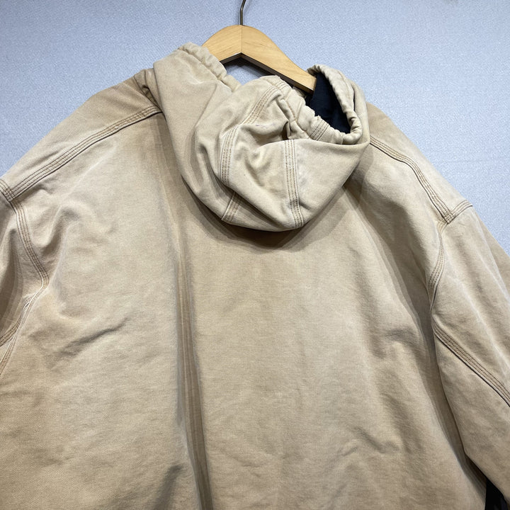 Carhartt  Brown Hooded Active Jacket Size 4XL